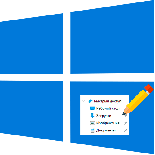 настройка панели быстрого доступа в windows 10