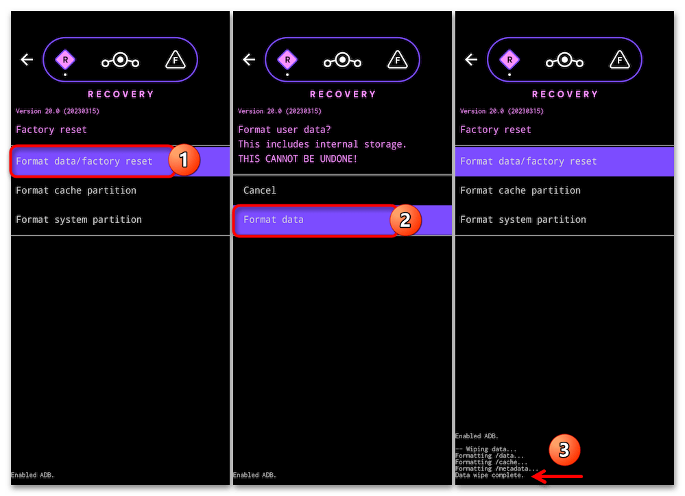 Как прошить redmi 9. Wipe cache Partition.