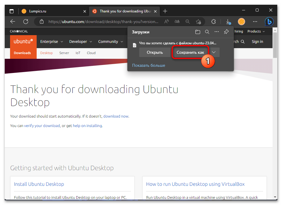 Установка Ubuntu рядом с Windows 11 13