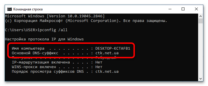 как узнать домен компьютера на windows 10_10