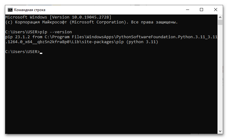 установка pip python 3 в windows 10_10