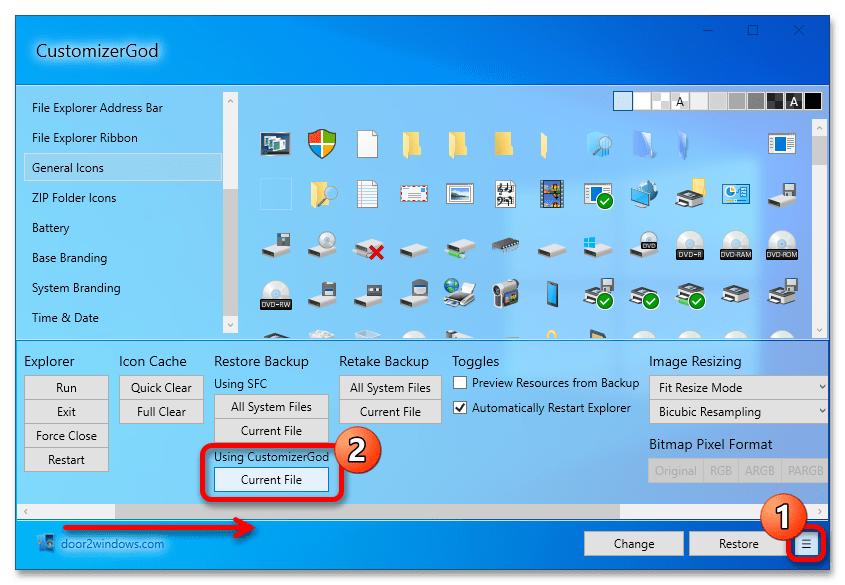 как вернуть стандартные иконки в windows 10_24