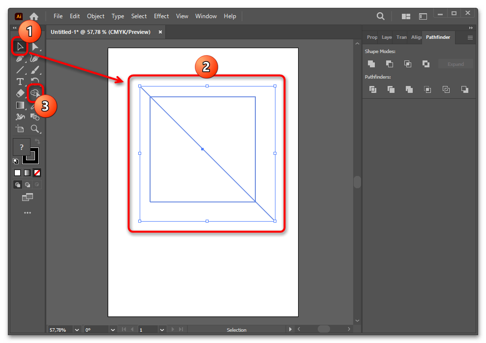 Как сделать треугольник в Иллюстраторе-017