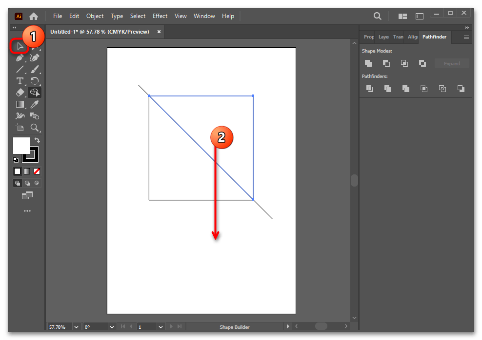 Как сделать треугольник в Иллюстраторе-021
