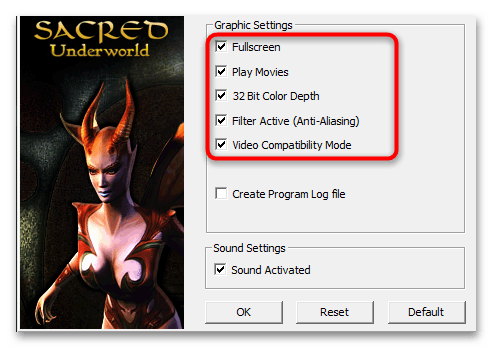 Sacred Gold не запускается на Windows 10-05