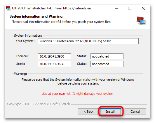 Настройка вида окон в Windows 10-13