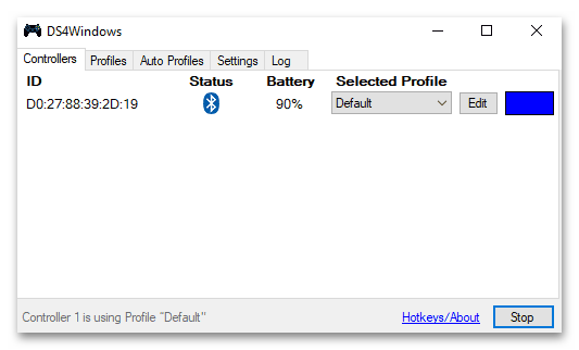 windows 10 не видит геймпад ds4-16