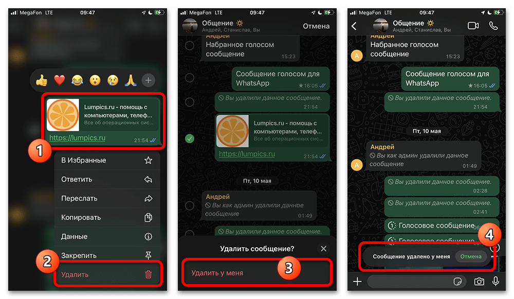 Как отменить удаление сообщений в Ватсапе_002