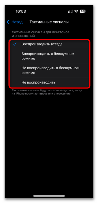 Как включить вибрацию на айфоне-04