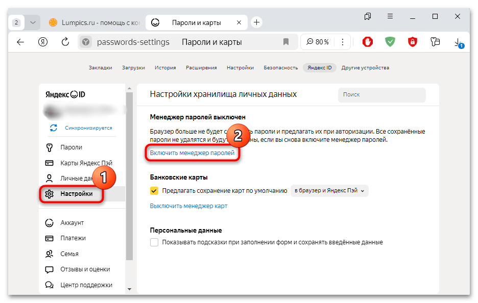 не сохраняются пароли и логины в яндекс браузере-03