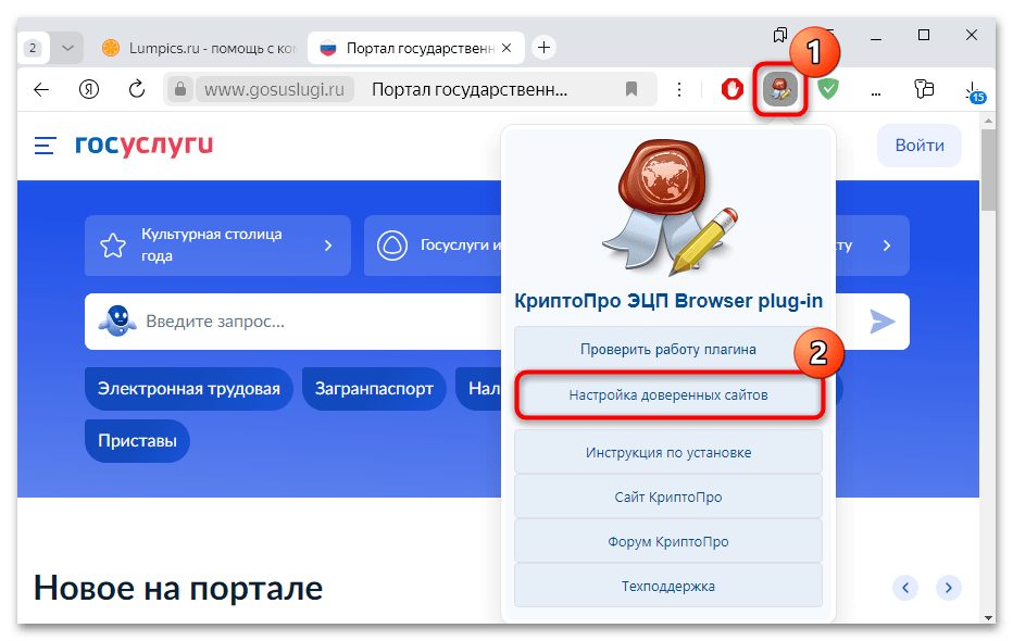 не работает плагин госуслуг в яндекс браузере-07