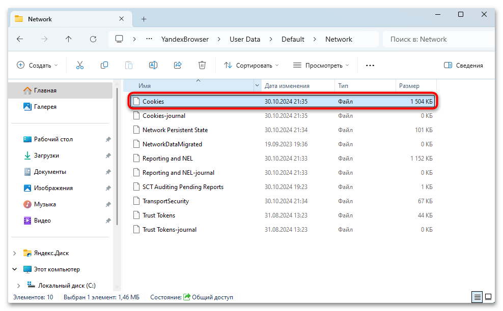как посмотреть файлы куки в яндекс браузере-08