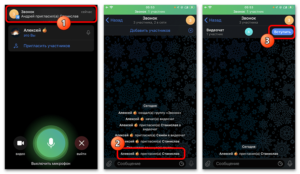 Как добавить человека в звонок в Телеграмм_007