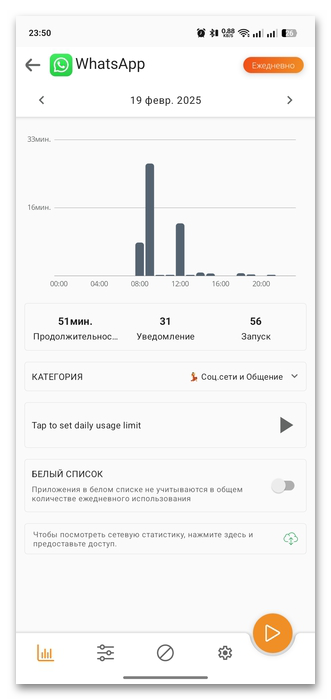 как посмотреть время проведенное в приложениях-21
