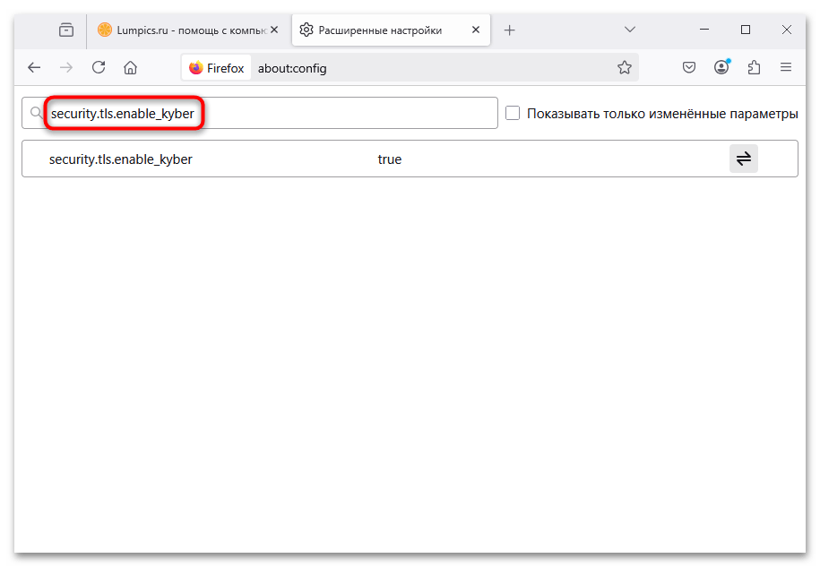 как отключить kyber в firefox-03