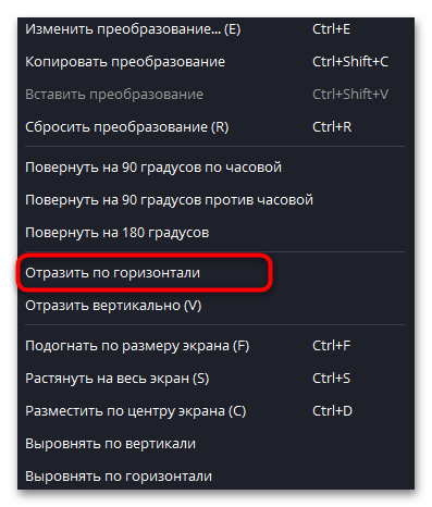 Как отзеркалить вебку в OBS-04