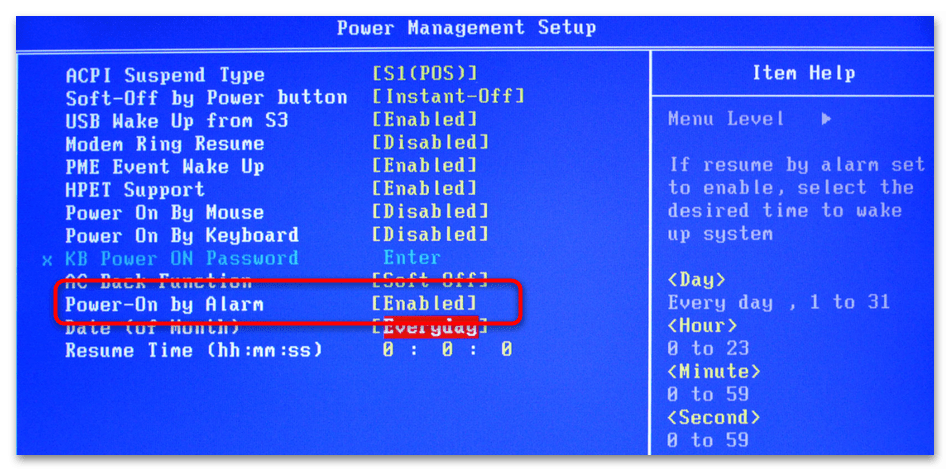 Как включить компьютер с помощью клавиатуры-09