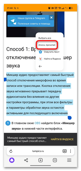 как озвучить текст в яндекс браузере-08