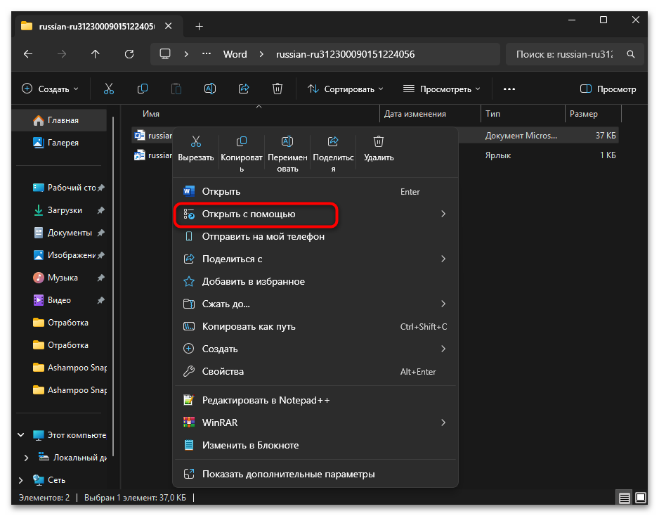 Как открыть ASD-файл Ворд-23
