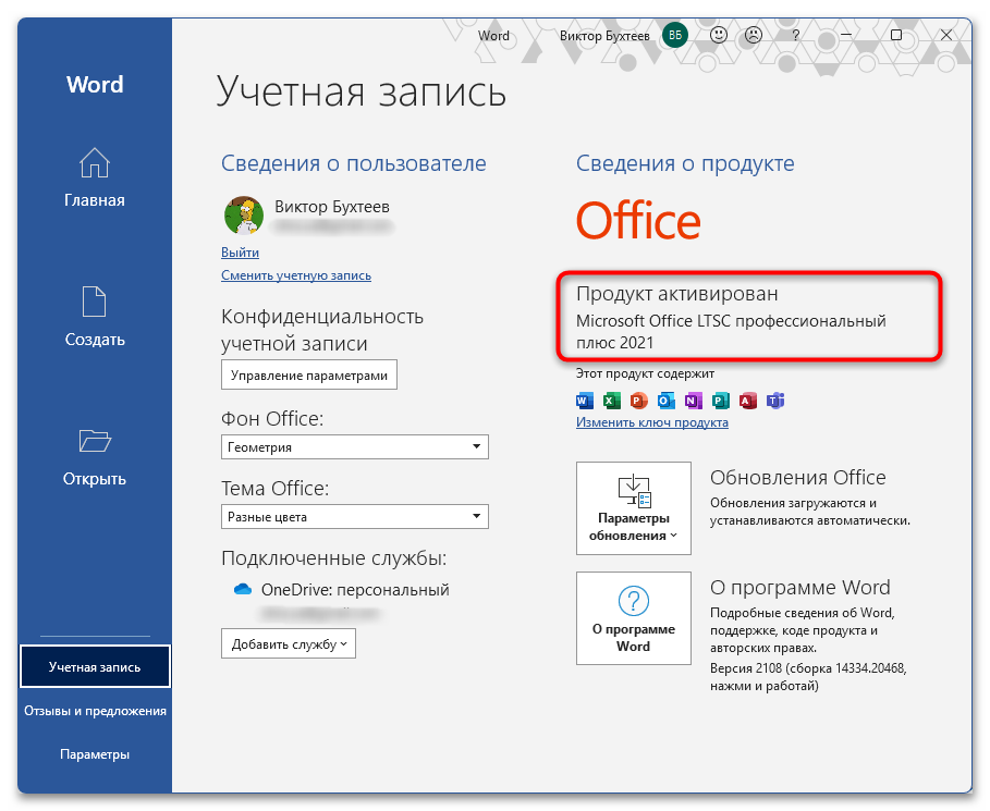 Как убрать Войдите чтобы начать работу с Word-14