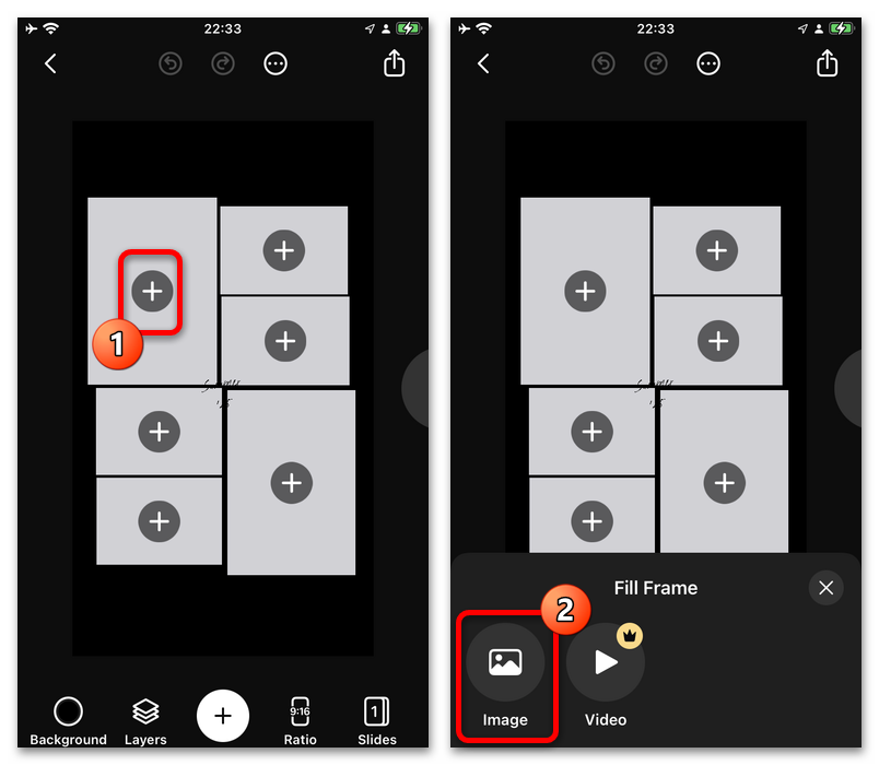 Как сделать коллаж из нескольких фотографий в истории в ВК_013